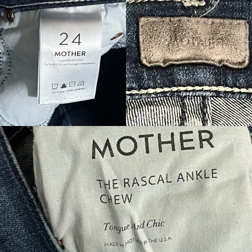 Mother Denim Dark Blue Jeans